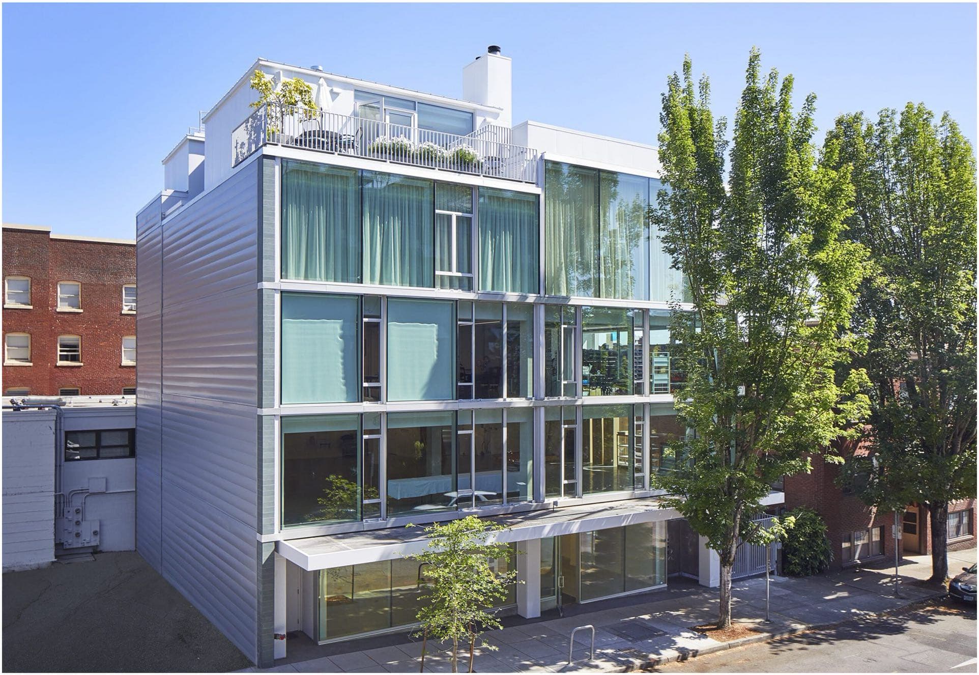 Modern, modular building to illustrate Data Cabling Electrician Essential, Technical Services