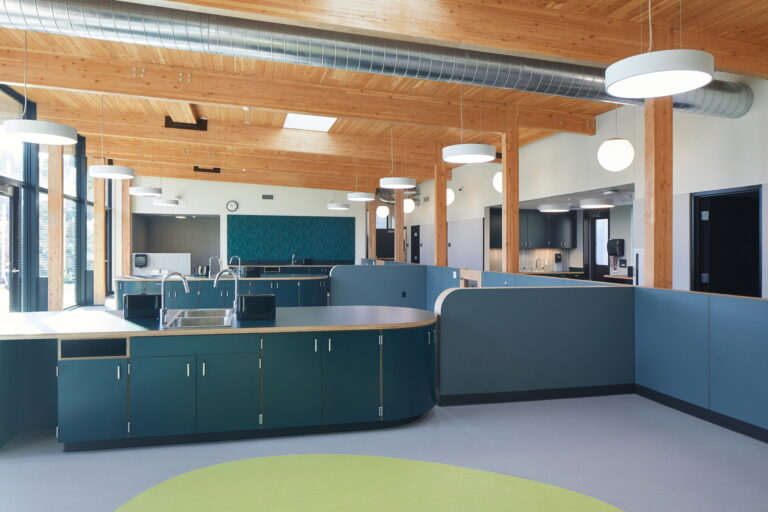 Lincoln High School's enhanced functionality and design with expert electrician services. Our specialists can install circular ceiling lights to provide optimal illumination.