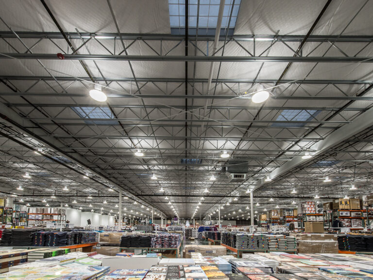 For quality electrician services in Vancouver, WA, trust our team to expertly illuminate large spaces like warehouse-style stores. Our skilled electricians install and maintain high ceilings lighting—including overhead lights on metal beams and skylights—to enhance any spacious retail environment.
