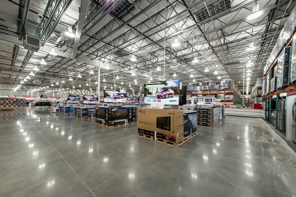 Electrical project completed at a Costco by Prairie Electric Vancouver WA