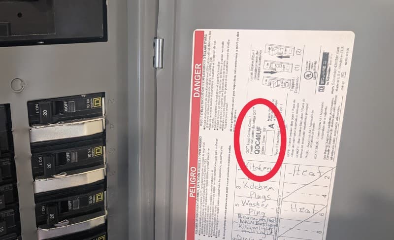 A circuit breaker emblazoned with a red circle is a fundamental part of any electrical service in Vancouver, WA. This crucial piece of equipment is routinely dealt with by local electricians who specialize in maintaining and repairing such components. These electricians understand the importance of these breakers and are committed to ensuring their proper functionality for Vancouver residents.